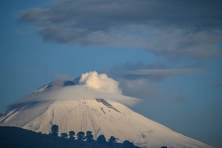 Video: Popocatépetl presenta exhalación de baja intensidad