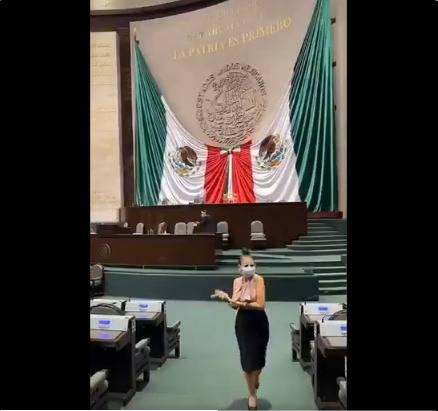 Video: Diputada Nayeli Salvatori rompe en llanto tras recibir amenazas por TikTok