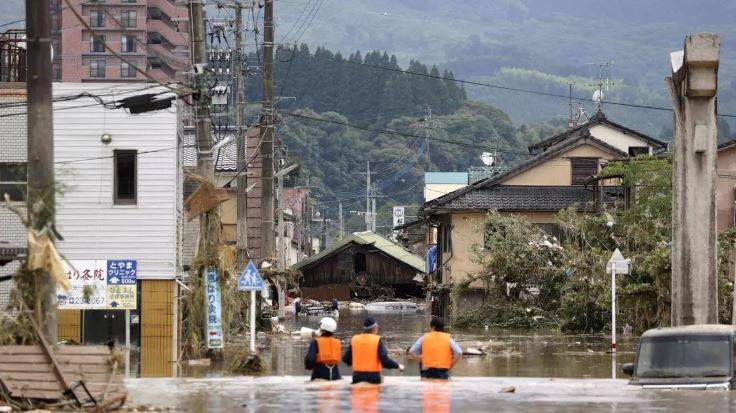 Lluvias torrenciales en Japón dejan al menos 34 muertos