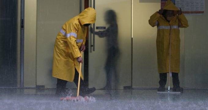 Encharcamientos en la CDMX por lluvias intensas
