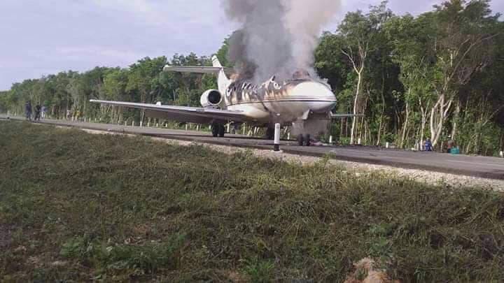 Revelan que avioneta que se estrello en Quintana Roo llevaba 300 kg de cocina