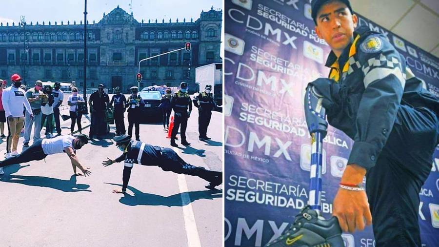 Pablo policía discapacitado que gano reto de lagartijas sueña con Tokio 2021