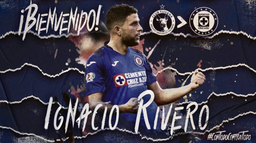 Cruz Azul anuncia el fichaje de Ignacio Rivero