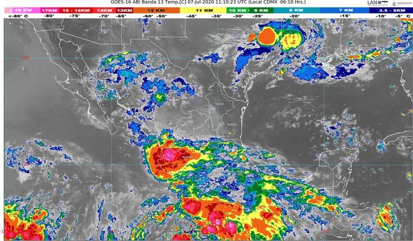 ‘Cristina’ causará fuertes precipitaciones en Guerrero