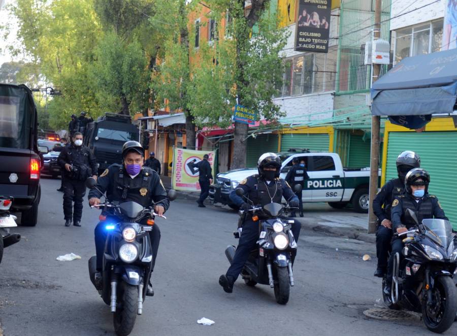 Seis personas son detenidas por narcomenudeo en tres alcaldías de la CDMX