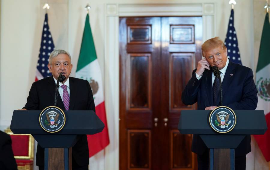 FALLARON LOS PRONÓSTICOS, NO NOS PELEAMOS, SEGUIMOS SIENDO AMIGOS: AMLO RESPECTO A TRUMP