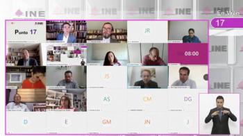 Se enciende conferencia virtual de Consejeros del INE se pelean