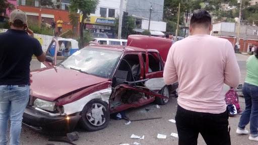 En Oaxaca, se da balacera de taxistas para impedir una detención