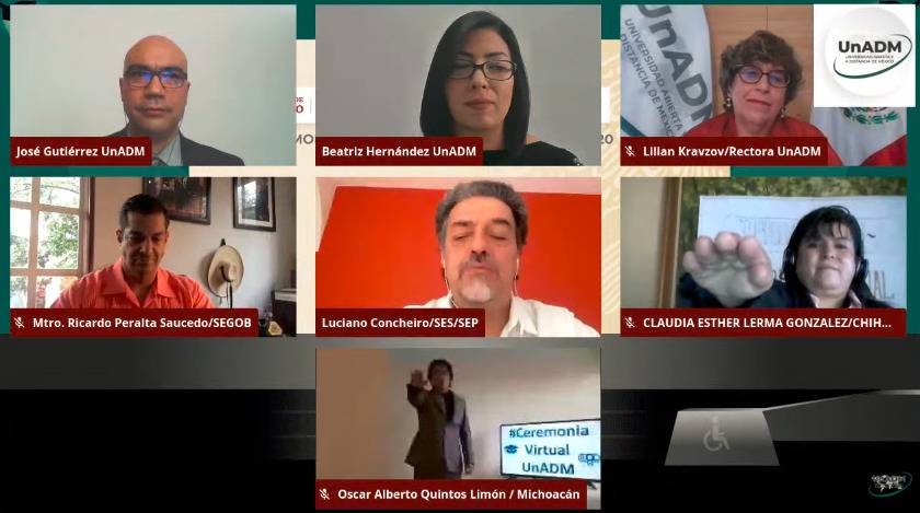 Toma SEP toma de protesta virtual a mil 450 egresados de la UnADM