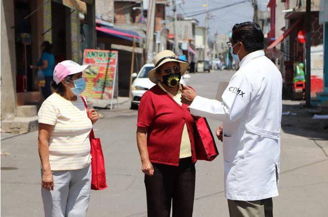 REFUERZAN MEDIDAS SANITARIAS EN SAN GREGORIO, EN XOCHIMILCO, UNA DE LAS COLONIAS MÁS CASOS DE COVID EN CDMX