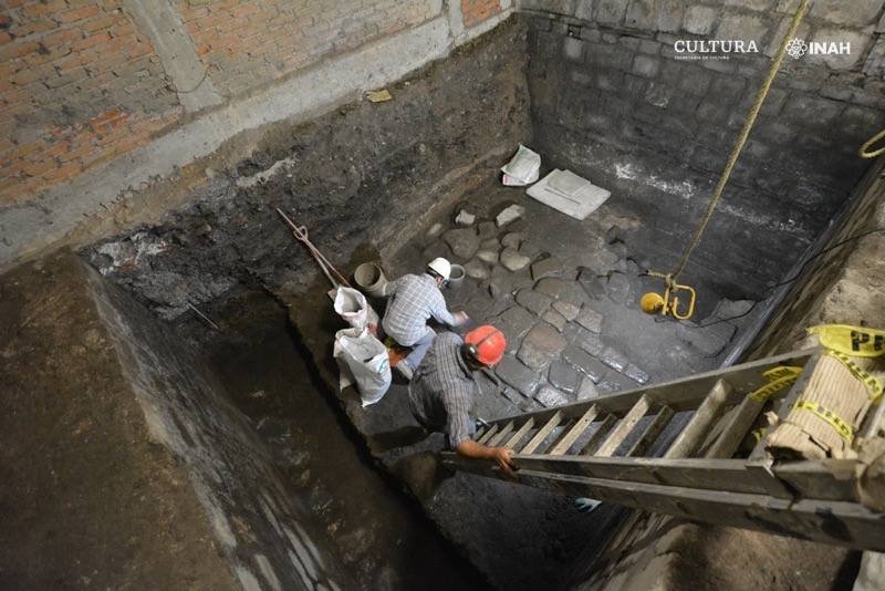 Encuentran vestigios prehispánicos bajo el Monte de Piedad de la CDMX