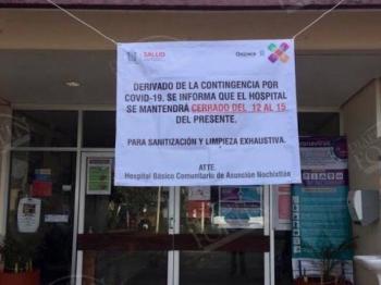 Oaxaca reporta Covid-19 en trabajadores del hospital de Nochixtlán