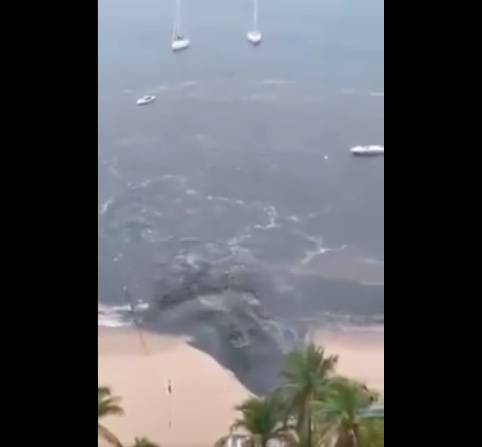 Conagua interpone denuncia penal por vertimiento de aguas residuales en la Bahía de Acapulco