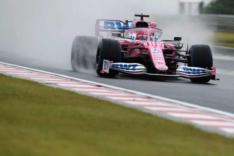 “Checo” P&eacute;rez en gran forma en el d&iacute;a de pr&aacute;cticas del GP de Hungr&iacute;a