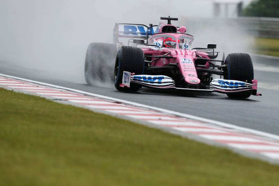 “Checo” Pérez en gran forma en el día de prácticas del GP de Hungría