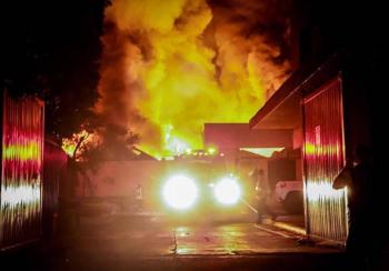 Se registra incendio en Jiutepec, Morelos