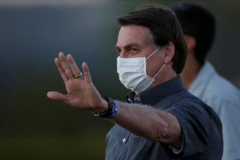 Pese a manejo de la pandemia, sube aprobaci&oacute;n de Bolsonaro
