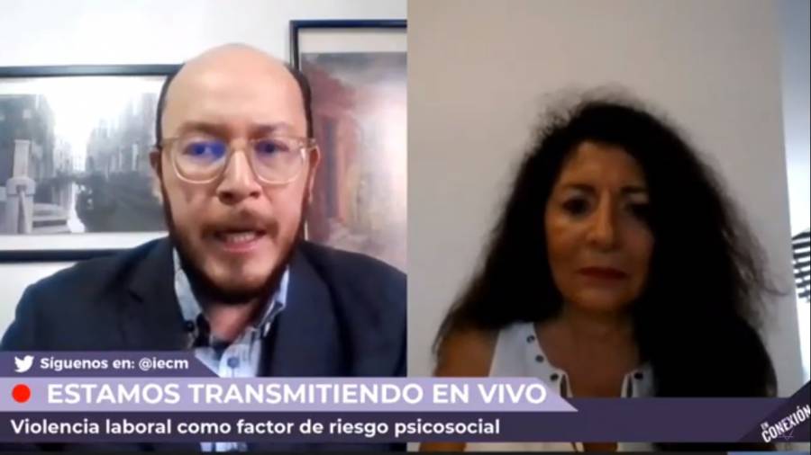 Realiza IECM charla virtual sobre “Violencia laboral como factor de riesgo psicosocial”