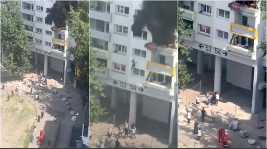 En Francia dos ni&ntilde;os saltan de tercer piso para evitar incendio