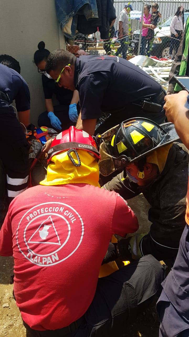 Reportan 4 personas heridas en el incidente del Hospital de Topilejo