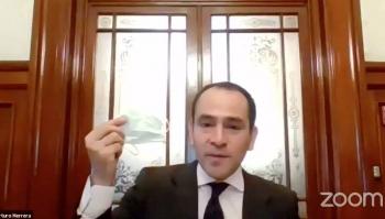 El cubrebocas salvar&aacute; la econom&iacute;a: Herrera