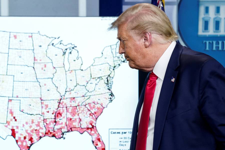 Trump: “Repunte de Covid-19 en EU es culpa de México y protestas”