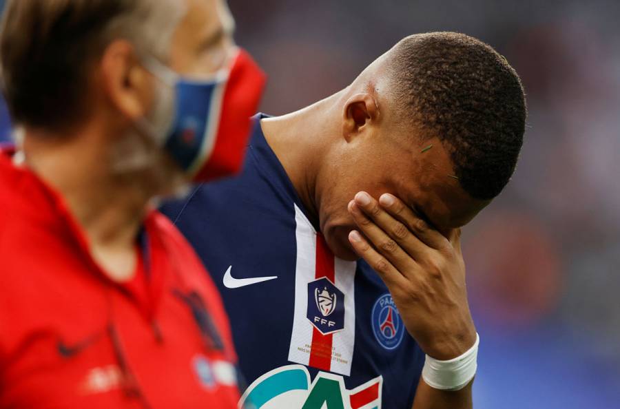 Mbappé, tres semanas de baja tras lesión; se perderá los cuartos de Champions