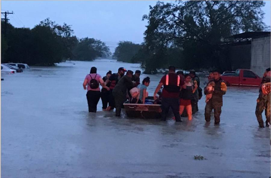 Alertan posible desbordamiento del río Bravo por lluvias de “Hanna”