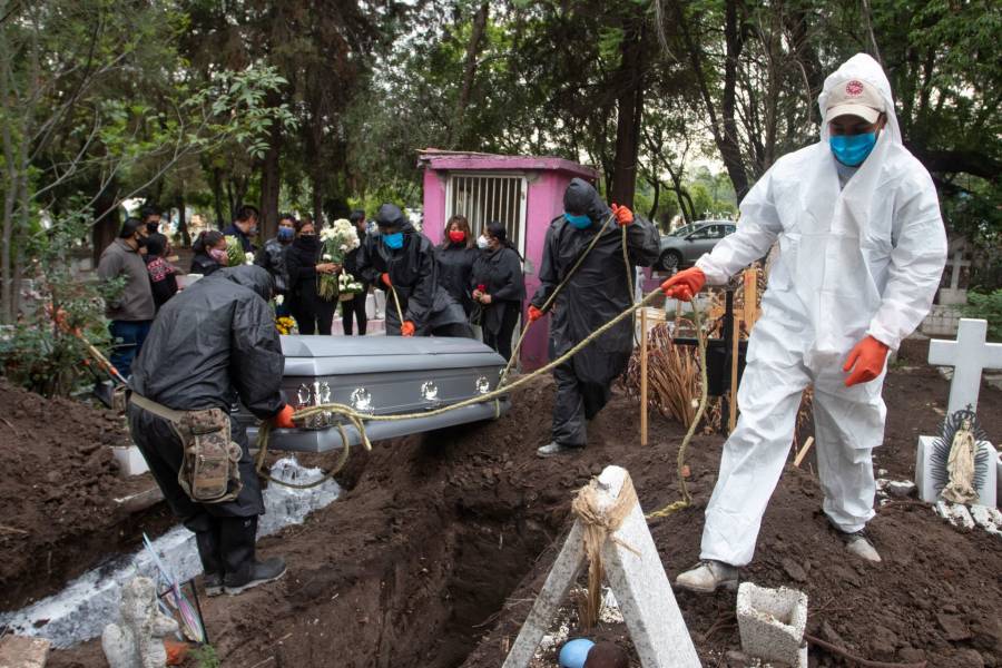 México es el quinto lugar de América en fallecimientos por covid-19