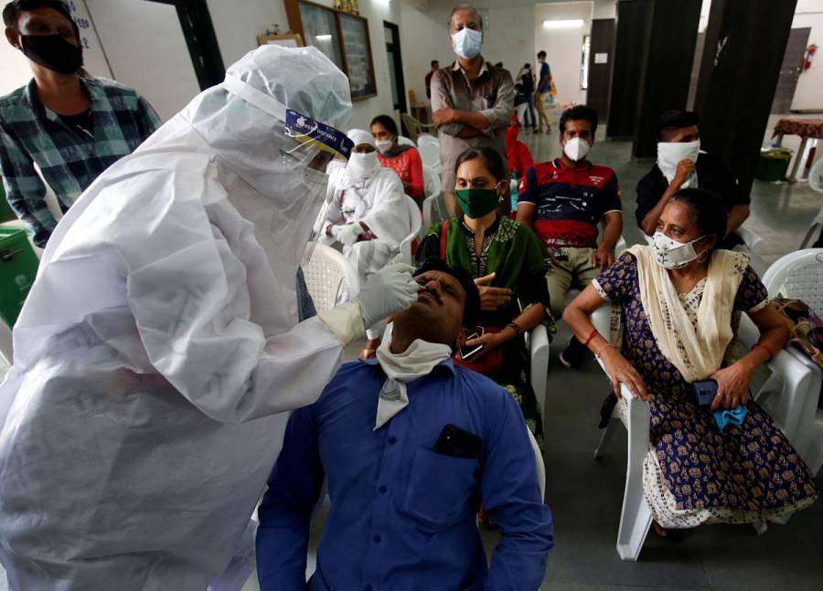 India registra medio mill&oacute;n de contagios por Covid-19 en solo 12 d&iacute;as