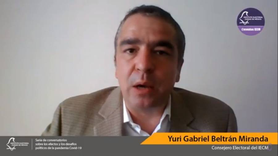 Por pandemia, observación electoral debe mantenerse como ojo ciudadano: Yuri Beltrán Miranda