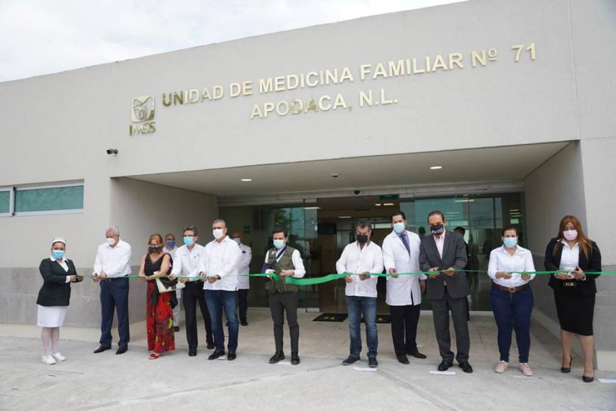 IMSS y gobierno de Nuevo León inauguran UMF No.71 en Apodaca