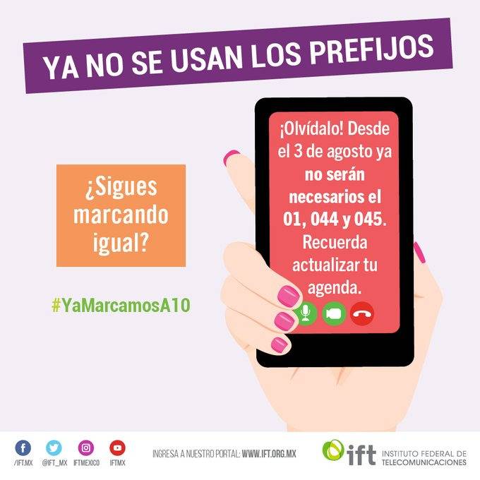 A partir del lunes deberás marcar por teléfono así