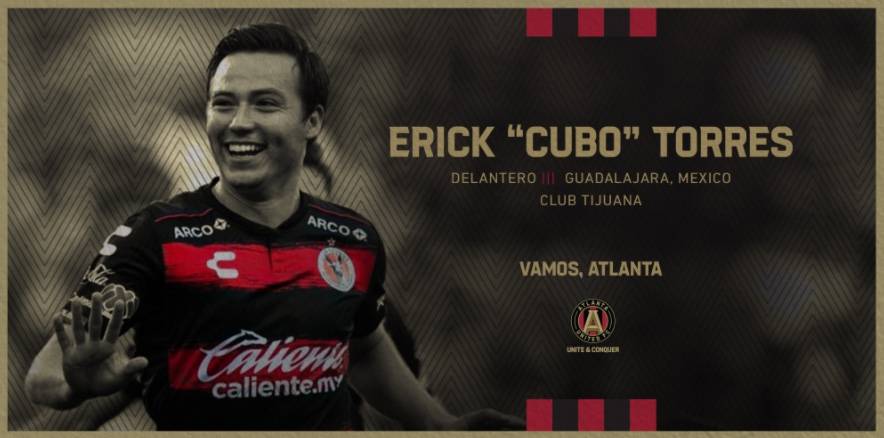 “Cubo” Torres, nuevo jugador del Atlanta United
