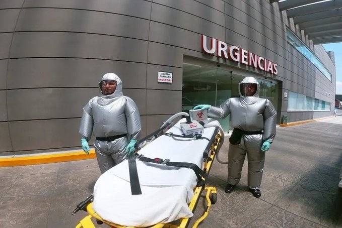 ¡De M&eacute;xico para el mundo! Crean traje inflable para combatir al Covid-19