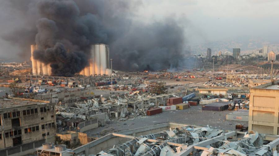 Incrementa la cifra de muertos por explosión en Beirut; suman 3 mil 700 heridos