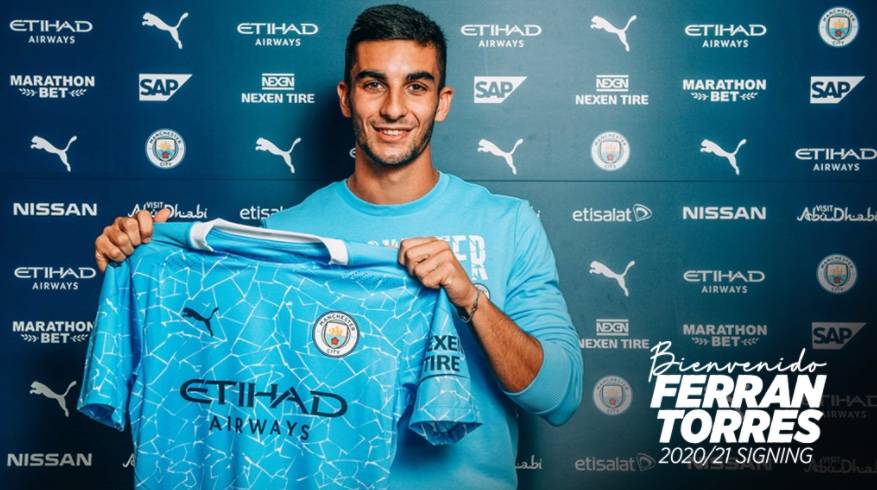 Oficial: Ferran Torres, nuevo jugador del Manchester City