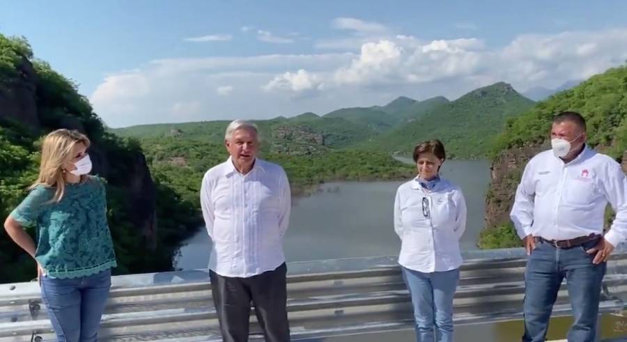 AMLO inaugura la presa Pilares en Sinaloa