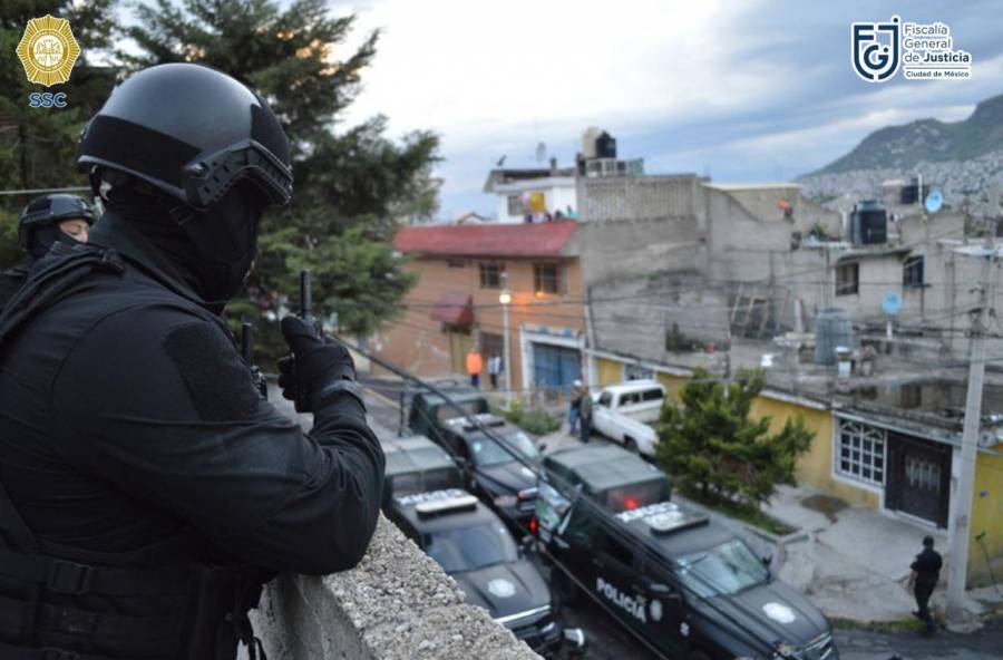 Detienen a 17 y aseguran 8 inmuebles en operativo en la GAM