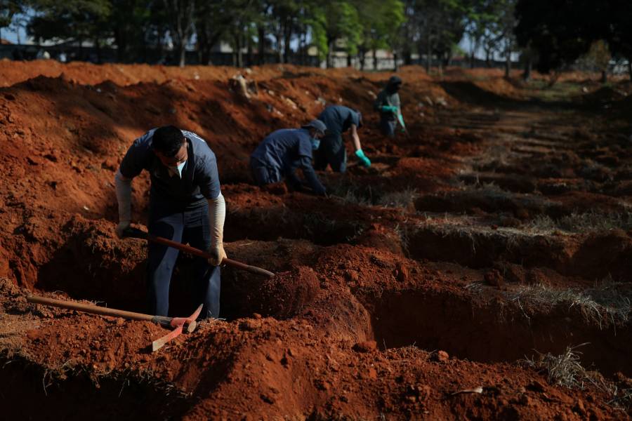 Brasil reporta 703 nuevas muertes por Covid-19