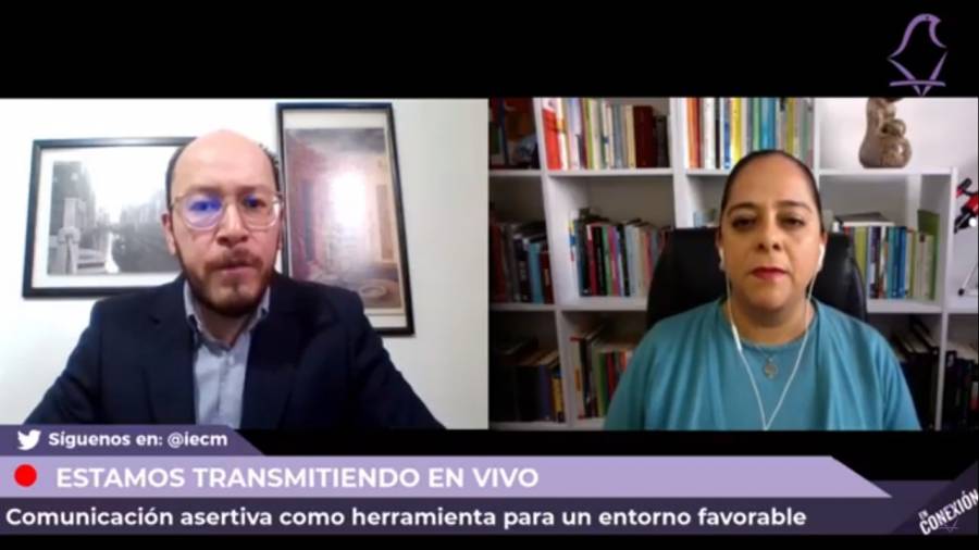 Comunicación asertiva para un entorno organizacional favorable, charla virtual IECM
