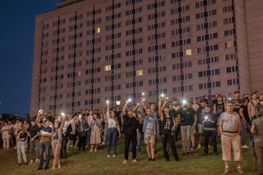 Protestas en Bielorrusia por el sexto periodo de gobierno de Alexander Lukashenko