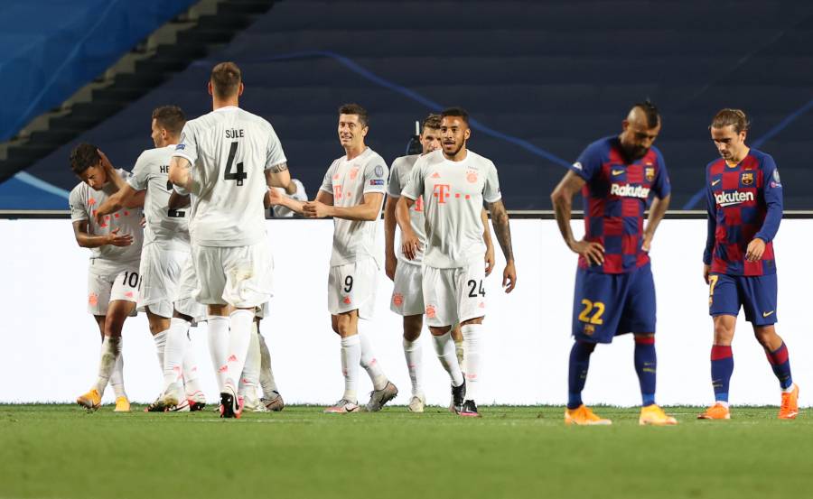 Histórica humillación; Bayern golea 8-2 al Barcelona en Lisboa