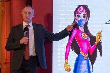 M&eacute;xico supera los 500 mil  contagios y 55 mil muertes