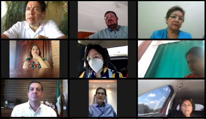 Legisladores de la 4T y Ricardo Peralta analizan en línea agenda legislativa