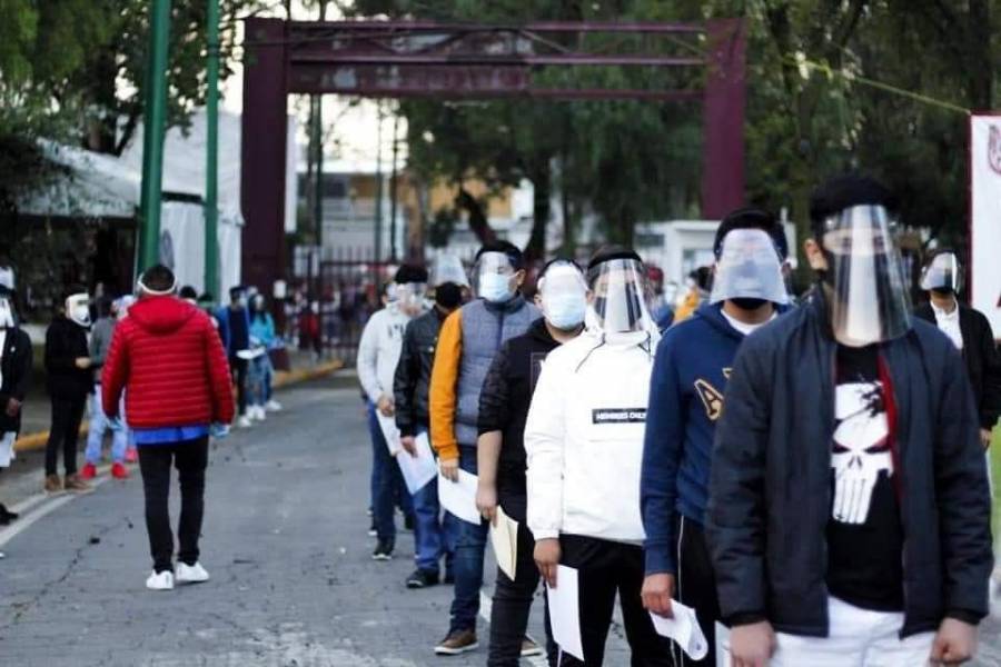 Hoy comenzó la aplicación de examen de admisión bajo estrictas medidas de sanidad