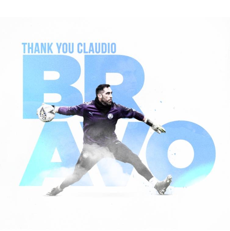 Manchester City anuncia la salida de Claudio Bravo