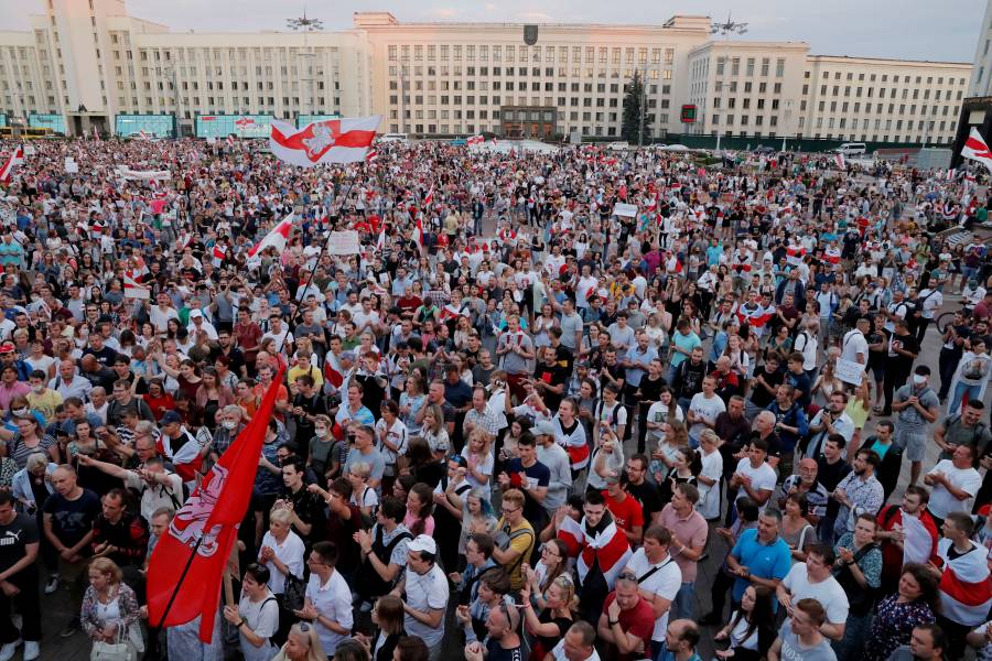 Europa pide a Putin interceder  por diálogo en Bielorrusia