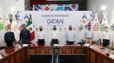 En reunión con gobernadores Goan presenta Decálogo para rescatar economía