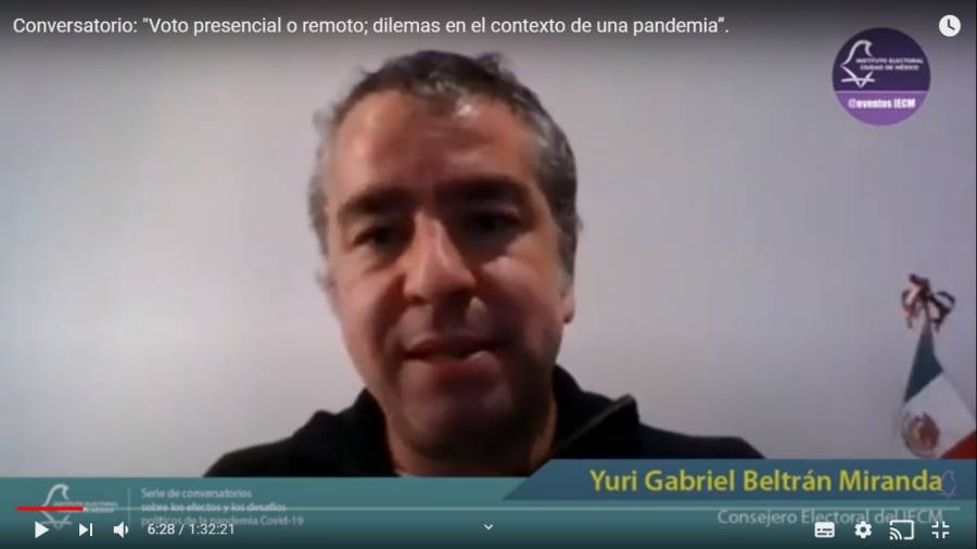 Especialistas exponen dilemas del voto presencial y remoto